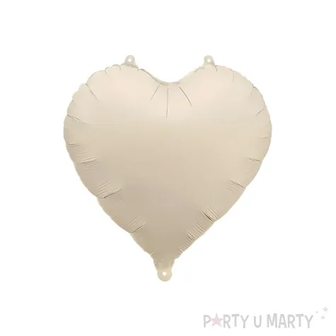 xx balon foliowy serce 45cm jasny bez