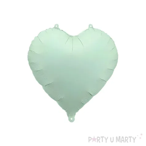 xx balon foliowy serce 45cm zielen