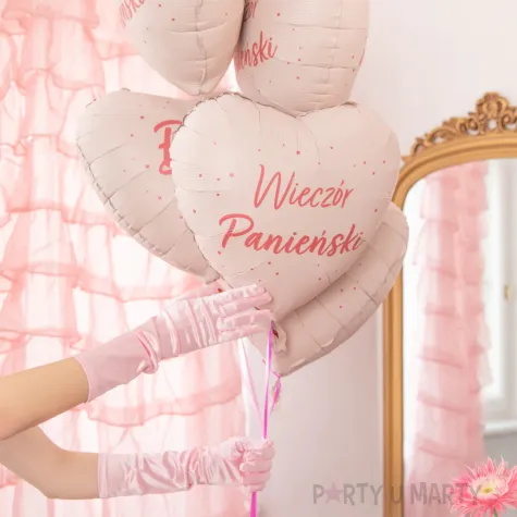 xx balon foliowy serce wieczor panienski 18 cali