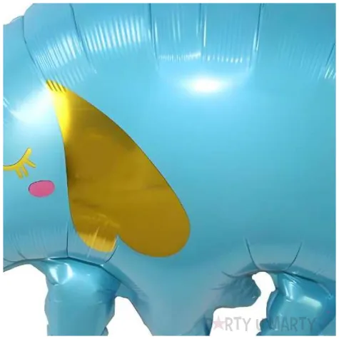 xx balon foliowy slon niebieski 40x58 cm
