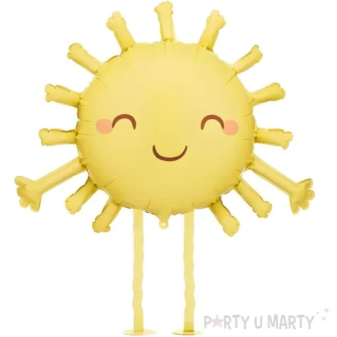 xx balon foliowy sloneczko 91x77 cm zolty