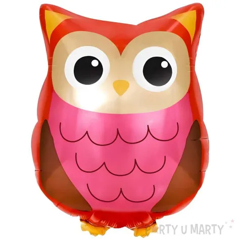 xx balon foliowy sowa 40x35 cm