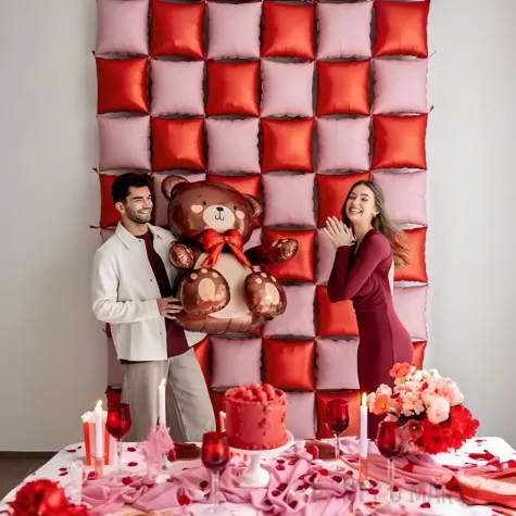 xx balon foliowy stojacy mis 59x88cm mix