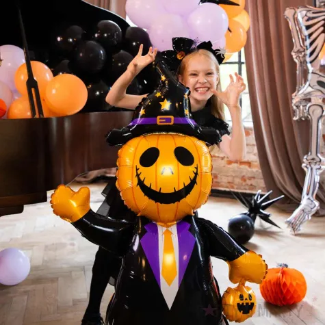 xx balon foliowy stojacy pan dynia halloween 155