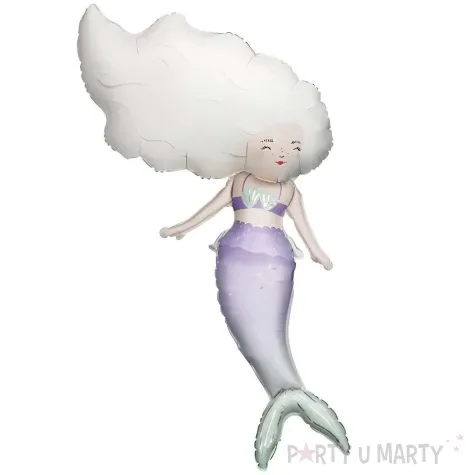 xx balon foliowy syrena 72x52 cm mix