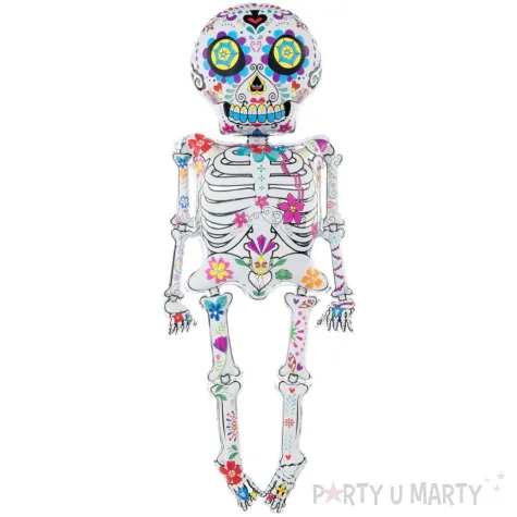 xx balon foliowy szkielet meksykanskie halloween
