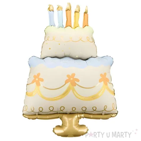 xx balon foliowy tort 62x104 cm mix