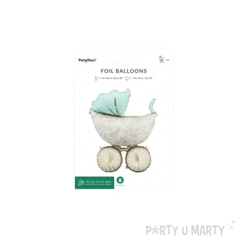 xx balon foliowy wozek 67x96 cm mix