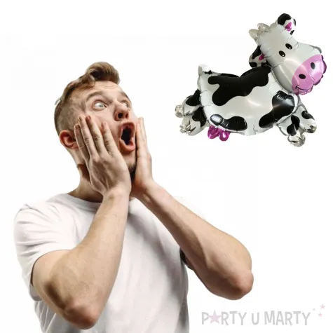 xx balon foliowy zwierzak krowka