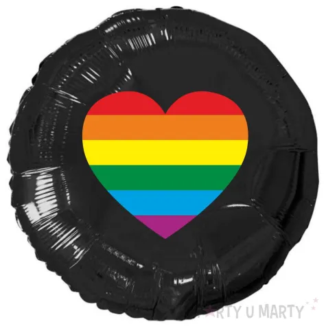 xx balon serce teczowe lgbt