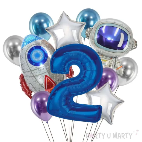 xx balony 2 urodziny kosmos