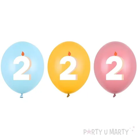 xx balony 30 cm 2 mix 1 op 50 szt