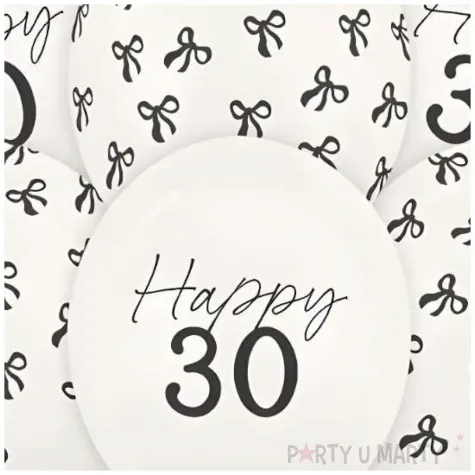 xx balony 30 cm 30 pastel off white 1 op 6 szt