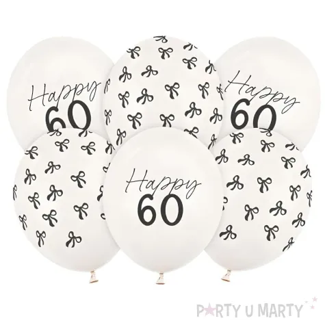 xx balony 30 cm 60 pastel off white 1 op 6 szt