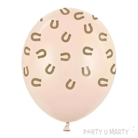 xx balony 30 cm podkowy alabastrowy 1 op 6 szt