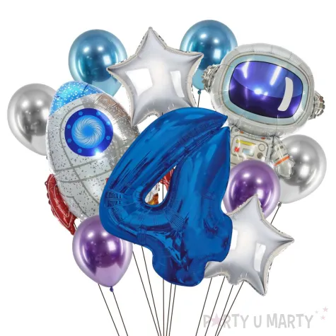 xx balony 4 urodziny kosmos