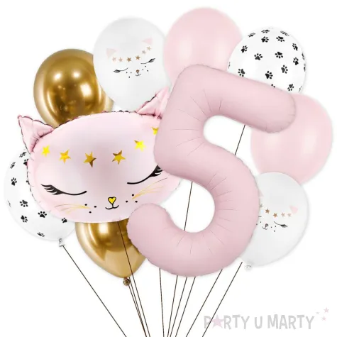 xx balony 5 urodziny kotek