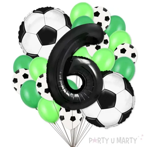 xx balony 6 urodziny pilka nozna