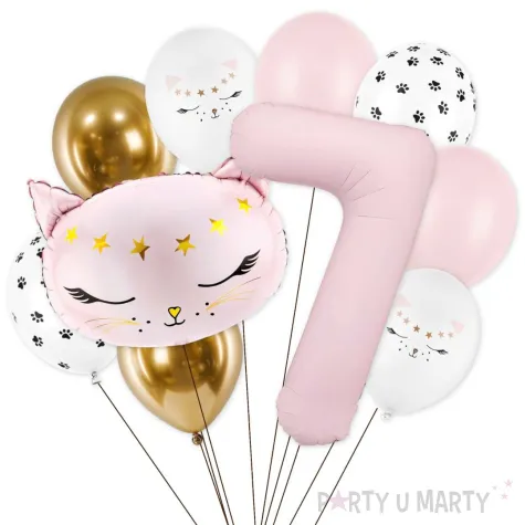 xx balony 7 urodziny kotek
