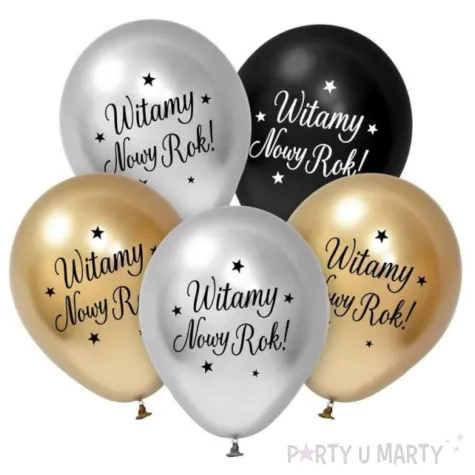 xx balony beauty charm witamy nowy rok 12 5 szt