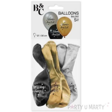 xx balony beauty charm witamy nowy rok 12 5 szt