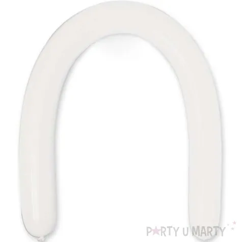 xx balony d6 rurki wloskie typ 350 biale 01 50 szt