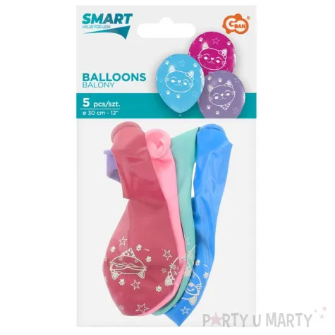 xx balony koty 12 5 szt