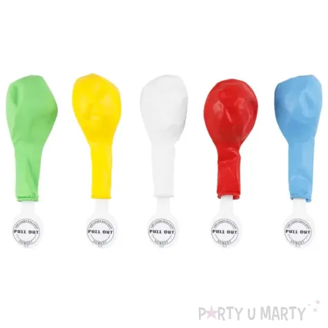 xx balony led 30 cm mix 1 op 5 szt