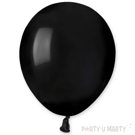 xx balony pastelowe czarne a50 13 cm 20 szt