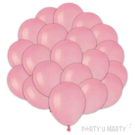 xx balony pastelowe rozowe delikatne a50 13 cm 20 szt