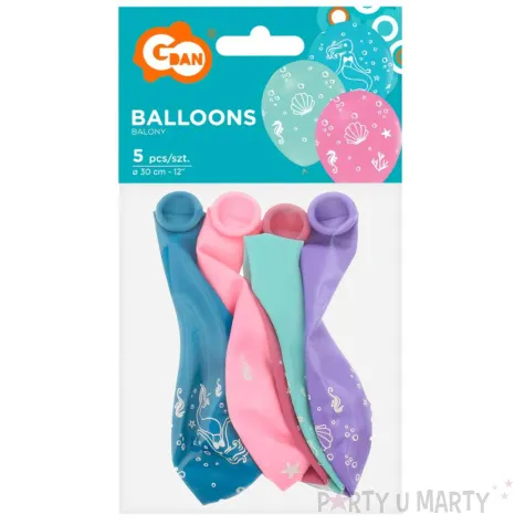 xx balony podmorski swiat 12 5 szt