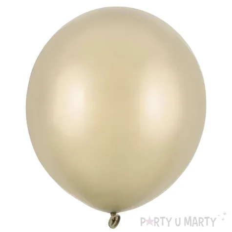 xx balony strong 43cm metallic cold gold 1 op 25 szt