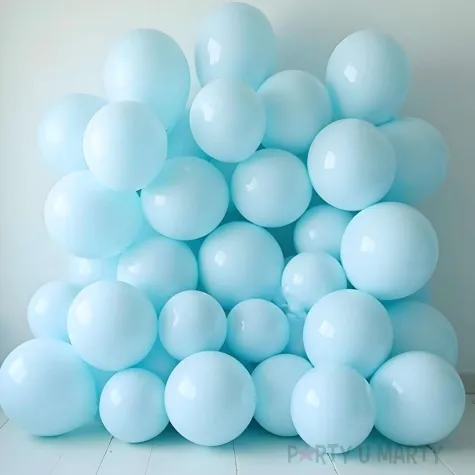 xx balony strong 43cm pastel light blue 1 op 25 szt