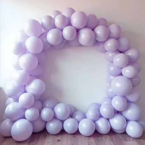 xx balony strong 43cm pastel light lilac 1 op 25 szt