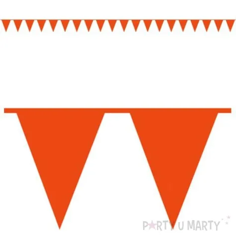 xx baner flagi classic pomaranczowy amscan 10m
