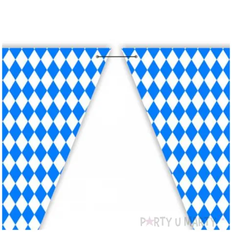 xx baner flagi oktoberfest niebieska krata