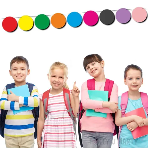 xx baner kolorowe kropki x9