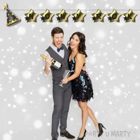 xx baner nowy rok 2026 z gwiazdami