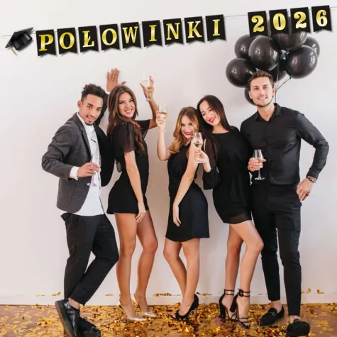 xx baner polowinki 2026 czarno zloty