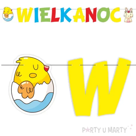 xx baner wielkanoc kolorowa