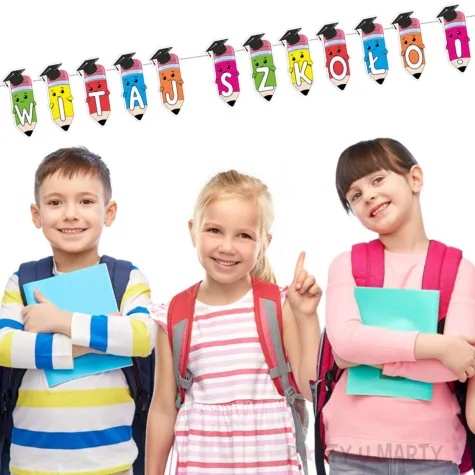 xx baner witaj szkolo kredki