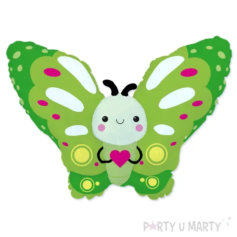 xx bfk balon foliowy 14 fx motylek zielony