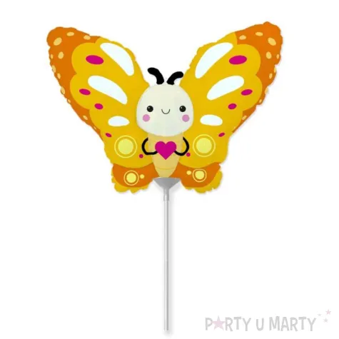 xx bfk balon foliowy 14 fx motylek zolty
