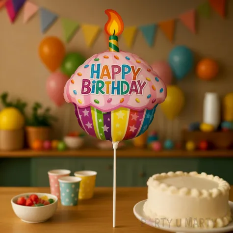 xx bfk balon foliowy 14 fx urodzinowa muffinka niepakowany