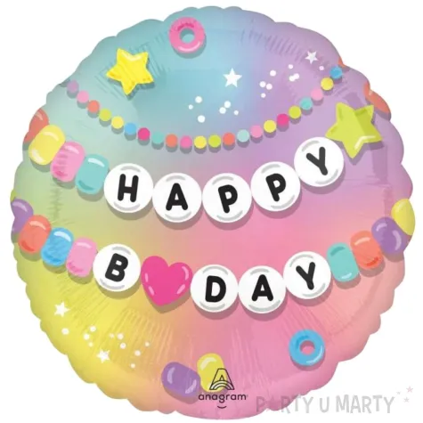 xx bfk balon foliowy 18 friendship balloon happy birthday