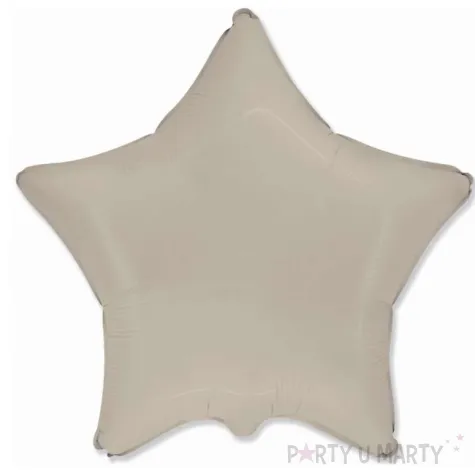 xx bfk balon foliowy 18 fx gwiazda matowa creamy late