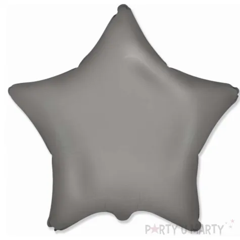 xx bfk balon foliowy 18 fx gwiazda matowa moonlight silver