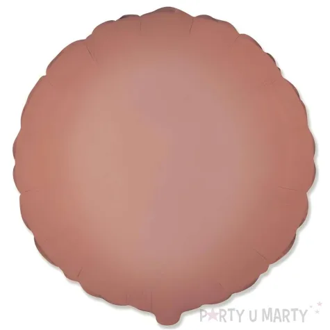 xx bfk balon foliowy 18 fx okr gly matowy vintage rose