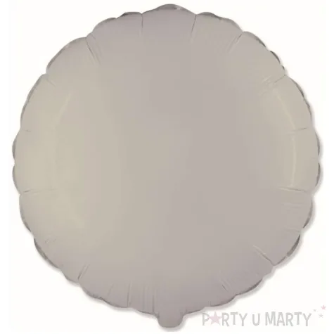 xx bfk balon foliowy 18 fx okragly matowy creamy latte