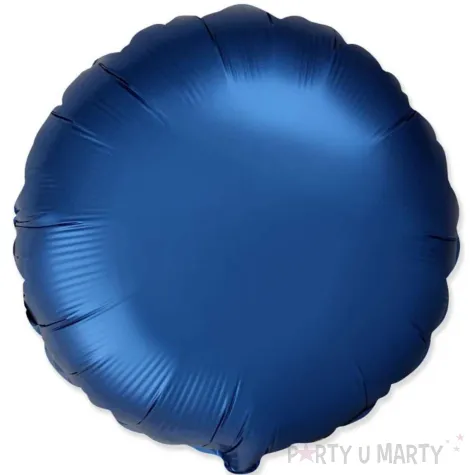 xx bfk balon foliowy 18 fx okragly satynowy navy blue niepakowany